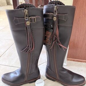 Really Wild Leather Spanish Boots British Contemporary Classics